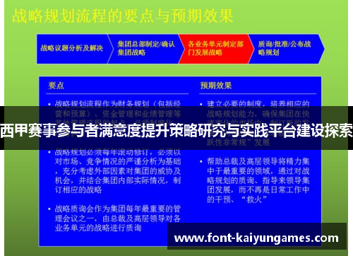 西甲赛事参与者满意度提升策略研究与实践平台建设探索